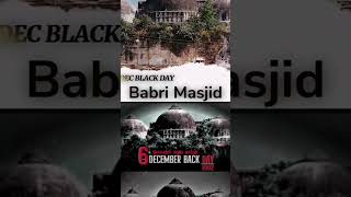 6 Dec Black Day Babari Masjid youtubeshorts masjidindia babrimasjid trendingshorts [upl. by Trudi]