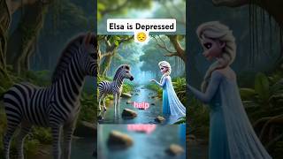 Princess Elsa doesn’t want to be humanelsafrozen frozen Elsa cats lovestory viralshort [upl. by Leiad]