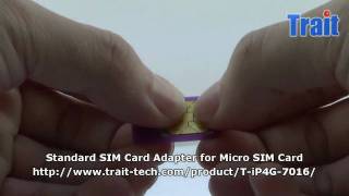 SIM Adapter SIM Tray holder Micro SIM Card Adapter iPhone 4 SIM Card Tray holder at traittechcom [upl. by Anastasie39]