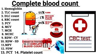 Complete Blood Count Test  Complete Hemogram CBC report [upl. by Callum715]