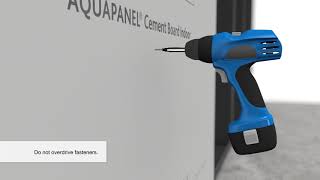 Installation of Knauf AQUAPANEL® Cement Board Indoor [upl. by Mylander]