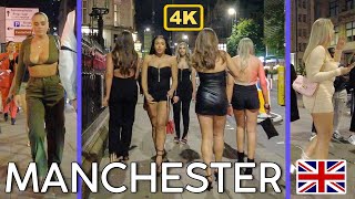 MANCHESTER SINGLE LADIES  WALKING TOUR 4k October 2023 [upl. by Asiralc109]