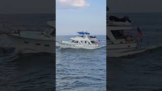 Yacht Janthina  Comes Very Close To The Dolphins  Point Pleasant Beach New Jersey [upl. by Elehcir824]