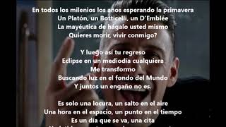 Spazio Tempo Espacio tiempo Francesco Gabbani Lyrics Español [upl. by Amary]