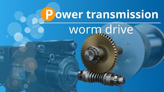 How does a worm drive work  statically and dynamically selflocking selfbraking explained [upl. by Gaskins]