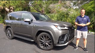 Is the 2023 Lexus LX 600 F Sport a BETTER luxury SUV than a BMW X7 [upl. by Ilajna]