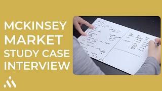 McKinsey Case Interview Example  Market Study [upl. by Aiuqat]