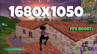 1680x1050 144 HZ is UNFAIR in Fortnite  Lowest Delay Stretch Res [upl. by Lavina]