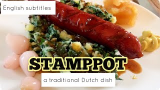 BOERENKOOL STAMPPOT  Dutch traditional food [upl. by Standing]