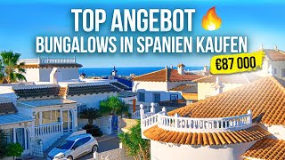 Bungalows in Spanien kaufen Immobilien in Spanien Costa Blanca  € 87 000 🔥 [upl. by Aiuqet140]