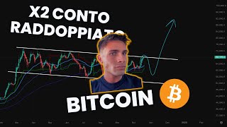 COSA FARÀ BITCOIN Conto TRADING raddoppiato [upl. by Carmita]