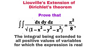 Liouvilles Extension of Dirichlets theorem in hindi  problem 2 [upl. by Whitford]