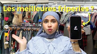 JE TESTE LES MEILLEURES FRIPERIES DE PARIS SELON TIKTOK 🛍  Léa Myriam [upl. by Ecnarual]