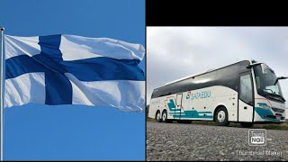 driving VOLVO bus in finland водитель автобуса в Финляндии [upl. by Andeee88]