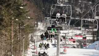 Jaworzyna Krynicka Ski Station official promo video HD  produced by ProWizja Studio 2012 [upl. by Kosak]