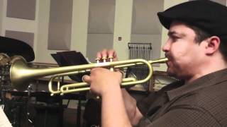 Mike Olmos plays Stomvi USA VrII trumpet [upl. by Christal]