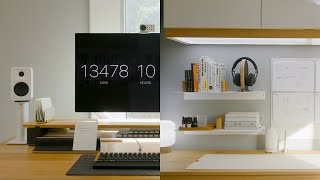 DIY Desk Setup amp Home Office Tour [upl. by Nel]