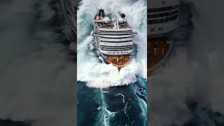 What Happens When a Cruise Ship Rides Over a Tidal Wave tidalwave ship whathappensnext [upl. by Ahseinaj573]