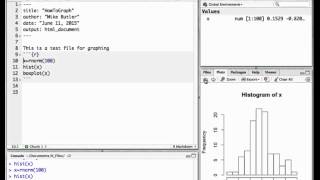 How To Graph in RStudio The Basics [upl. by Aketal889]