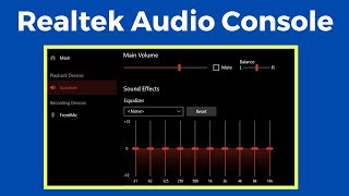 Download and Install Realtek audio console in windows 10 [upl. by Ayekan159]