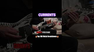 Top 100 Metal Breakdowns 🔥 Currents  A Flag to Wave shorts metal breakdown [upl. by Alleira]