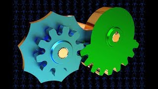 Indexing Mechanism Mutilated Gears 3D Model [upl. by Elmira]