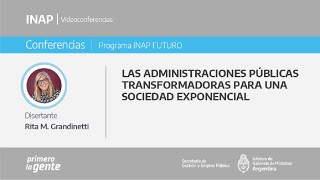 Las administraciones públicas transformadoras para una sociedad exponencial [upl. by Mylor]