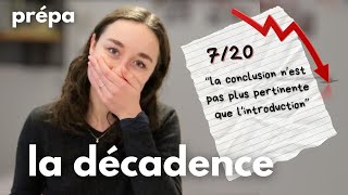 Mes notes en prépa  concours blancs de la décadence  prépa littéraire [upl. by Alexandros702]