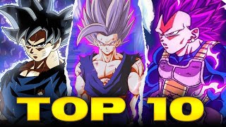 Ranking The Top 10 Most Powerful Saiyans [upl. by Derwood924]