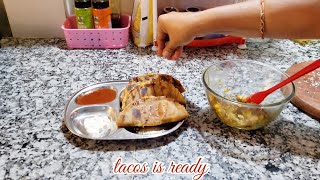 How to make delicious tacos Taco Recipe to make at home Quick and easy snack [upl. by Carnes]