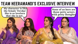 Manisha Koirala Richa Chadha Sanjeeda Shaikh Sharmin Segal on Heeramandi Sanjay Leela Bhansali [upl. by Yunick]