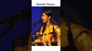 Maithili Thakur doing taan LIVE Performance [upl. by Gustafsson]