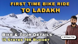 2024 My Ladakh Trip  Ladakh tour Details  40 days trip  solo ride ladakh to kanyakumari [upl. by Vonni]