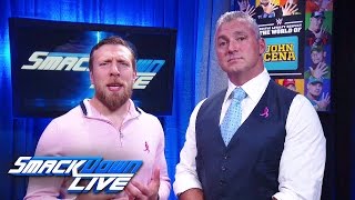 Shane McMahon and Daniel Bryan issue Survivor Series challenge to Raw SmackDown LIVE Oct 11 2016 [upl. by Notlit]