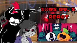 🍭Sans Au React spooke month tender Treats 💀 🍬🎃 [upl. by Aronas]