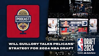 Will Guillory on Pelicans Strategy for 2024 NBA Draft  Pelicans Podcast 62524 [upl. by Aninay]