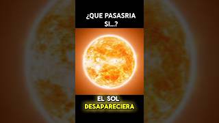 ¿¿QUE PASARÍA SI EL SOL DESAPARECIERA ¿Todo se acaba ☀️☀️ [upl. by Olnay]