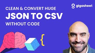 Convert JSON To CSV Without Code [upl. by Alleirbag]