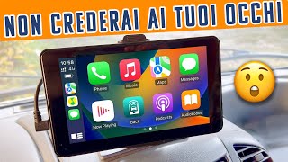 NON CAMBIARE L AUTORADIO QUESTO DISPLAY FA TUTTO 🤩 APPLE CarPlay ANDROID Auto WIRELESS a €70 [upl. by Yram]