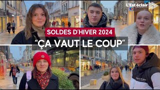 Les soldes dhiver 2024 quotvalent le coupquot selon les Aubois [upl. by Annunciata]