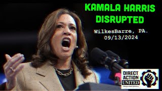 Kamala Harris Disrupted in WilkesBarre PA  09132024 [upl. by Gefen]