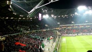 96 Alte Liebe bei Spiel Hannover 96  FC Brügge 170212 [upl. by Icak822]