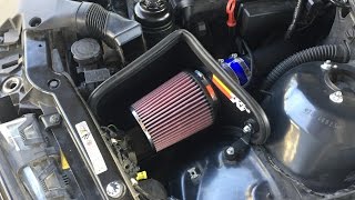 KN 57I1000 Bmw e46  air filter sound [upl. by Areemas]