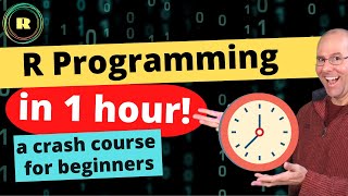 R programming in one hour  a crash course for beginners [upl. by Clari]