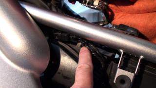 2008 Kawasaki Versys Gas Tank Removal [upl. by Flossie393]