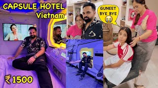 1500 Rupees CAPSULE Hotel Tour in Vietnam [upl. by Adnuhsar992]