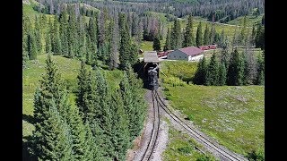 CampTSRR  Cumbres Pass  Turning the train [upl. by Rramed]