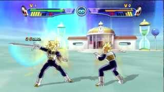 Trunks vs Vegeta Budokai 3 HD [upl. by Aliam]