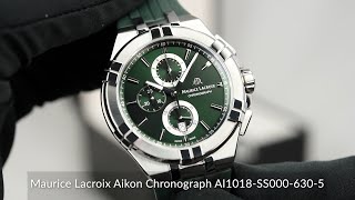 Maurice Lacroix Aikon Chronograph AI1018SS0006305 [upl. by Toiboid]