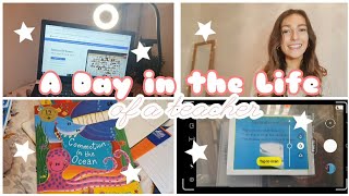 A Day in the Life of a Teacher  Working from Home  Remote Learning  UK Teacher Vlog  Primary [upl. by Cerveny]